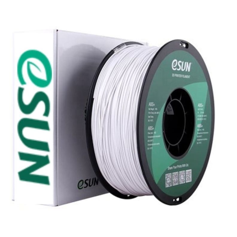 Filamentos Abs+ Esun 1kg 1.75mm Blanco Invierno-0