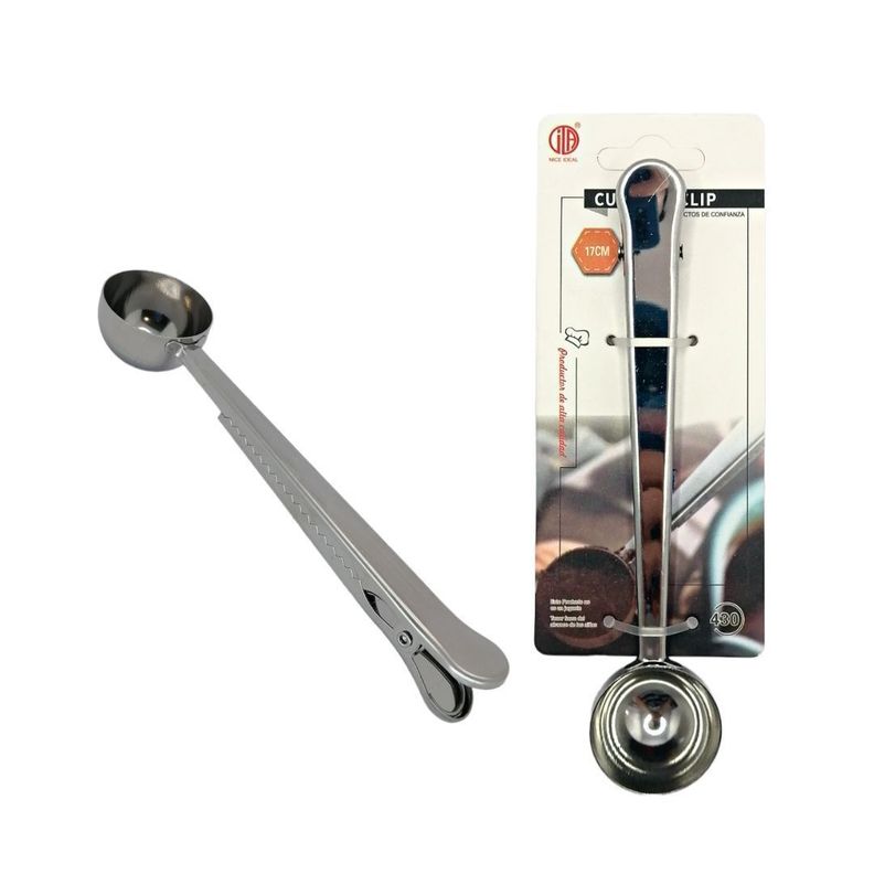 Cuchara Dosificadora Café/Té Acero Inoxidable CLIP-1