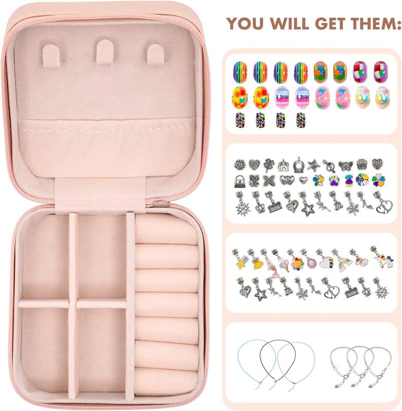 KIT PARA HACER PULSERAS Y COLLARES TIPO PANDORA-1