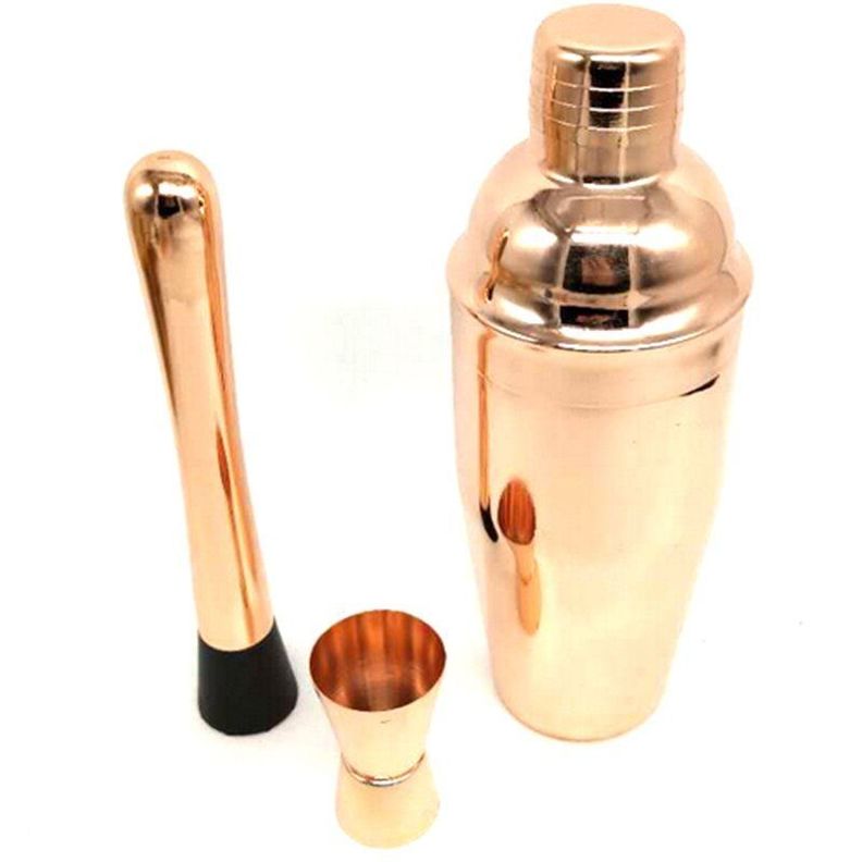 Juego De Coctelera Inoxidable Profesional Para Bar 12 Piezas-1