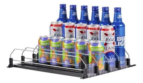 Contenedor Latas Bebida Dispensador Organizador Refrigerador-0