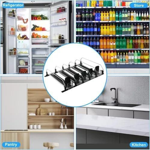 Contenedor Latas Bebida Dispensador Organizador Refrigerador-5