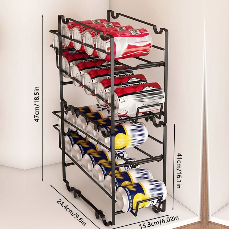 ORGANIZADOR APILABLE DE LATAS DE BEBIDA-4