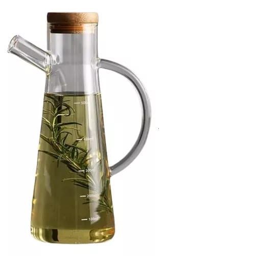 Botella Dispensadora Aceite Vino Especias Con Tapón 500ml-0