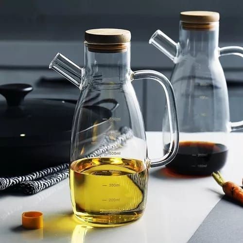 Botella Dispensadora Aceite Vino Especias Con Tapón 500ml-3