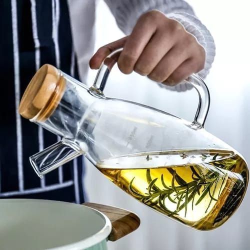 Botella Dispensadora Aceite Vino Especias Con Tapón 500ml-4