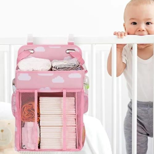 Organizador Cambiador Pañales Para Cuna Carrito De Pañal-1