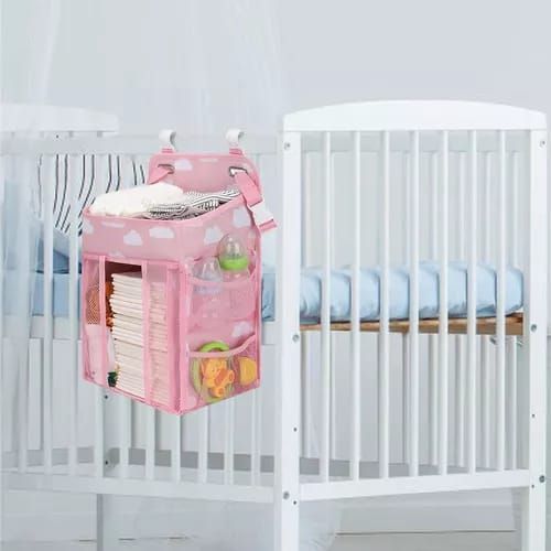 Organizador Cambiador Pañales Para Cuna Carrito De Pañal-2