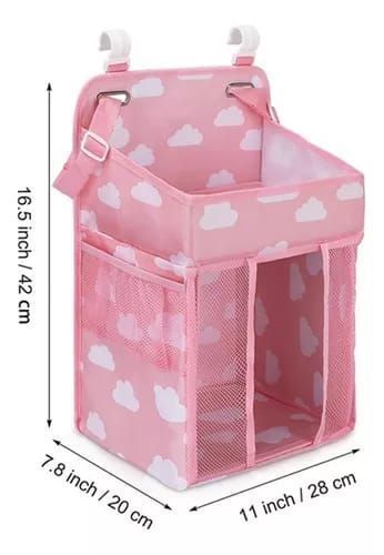 Organizador Cambiador Pañales Para Cuna Carrito De Pañal-4