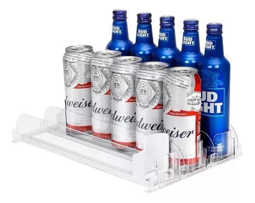 Contenedor Latas Bebida Dispensador Organizador Refrigerador-0