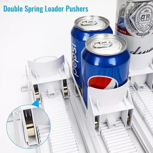 Contenedor Latas Bebida Dispensador Organizador Refrigerador-2