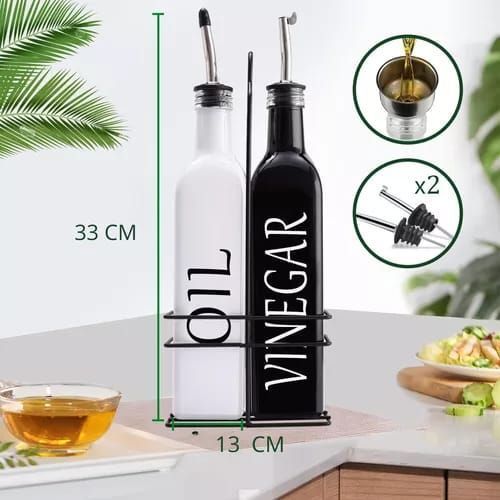 Pack 2 Botellas Para Aceite Vinagre Soya 500 Ml Dispensador-2