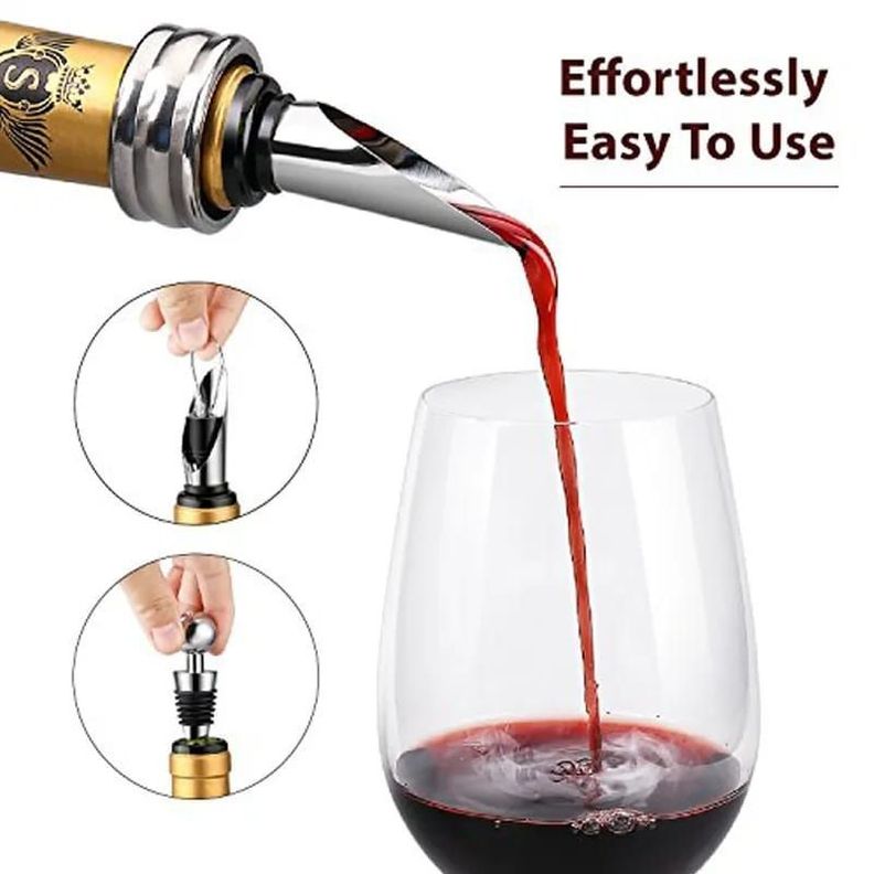 JUEGO DE HERRAMIENTAS PARA ABRIDOR DE VINO, TAPÓN DE CORCHO-2