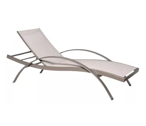 REPOSERA ALUMINIO RECLINABLE JARDIN PLAYA PISCINA -0