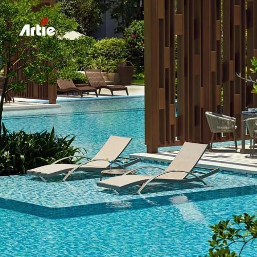 REPOSERA ALUMINIO RECLINABLE JARDIN PLAYA PISCINA -2