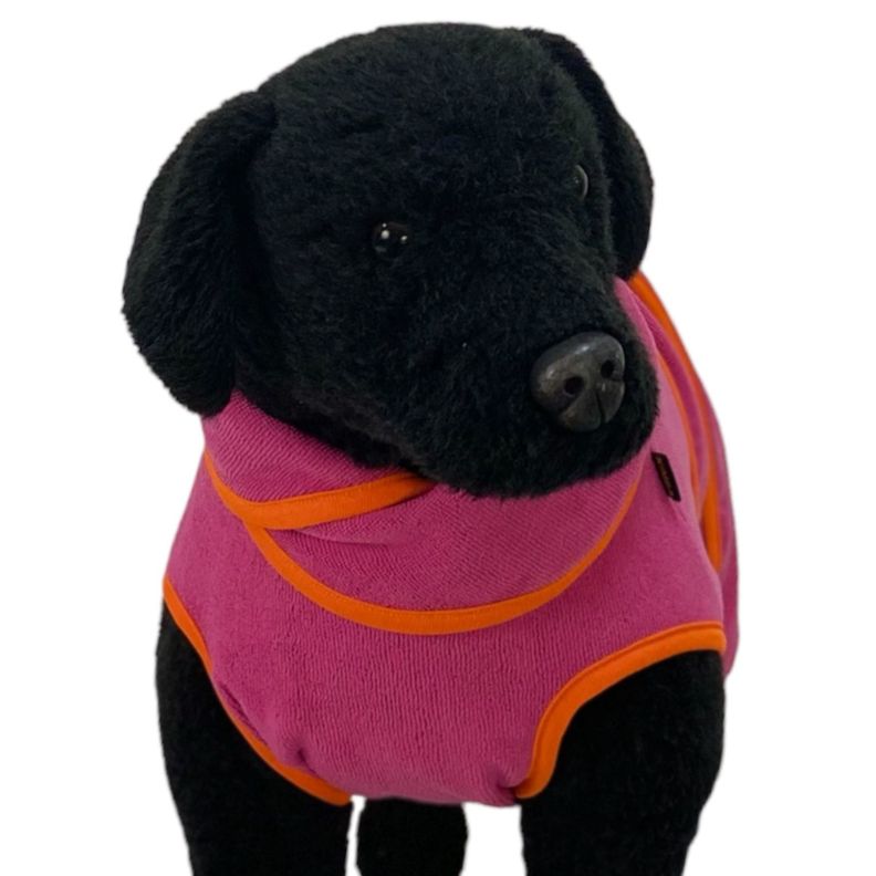 CAPA TOALLA DRYDOG ROSADO - TALLA S-1