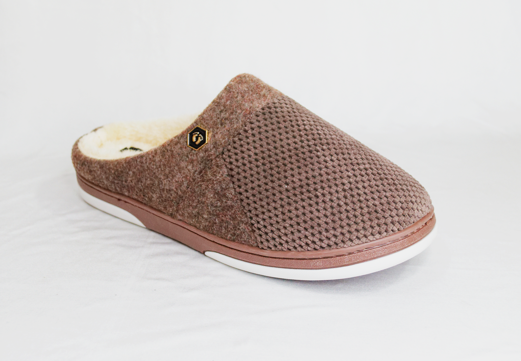 Pantufla Hombre Antonio Café-1