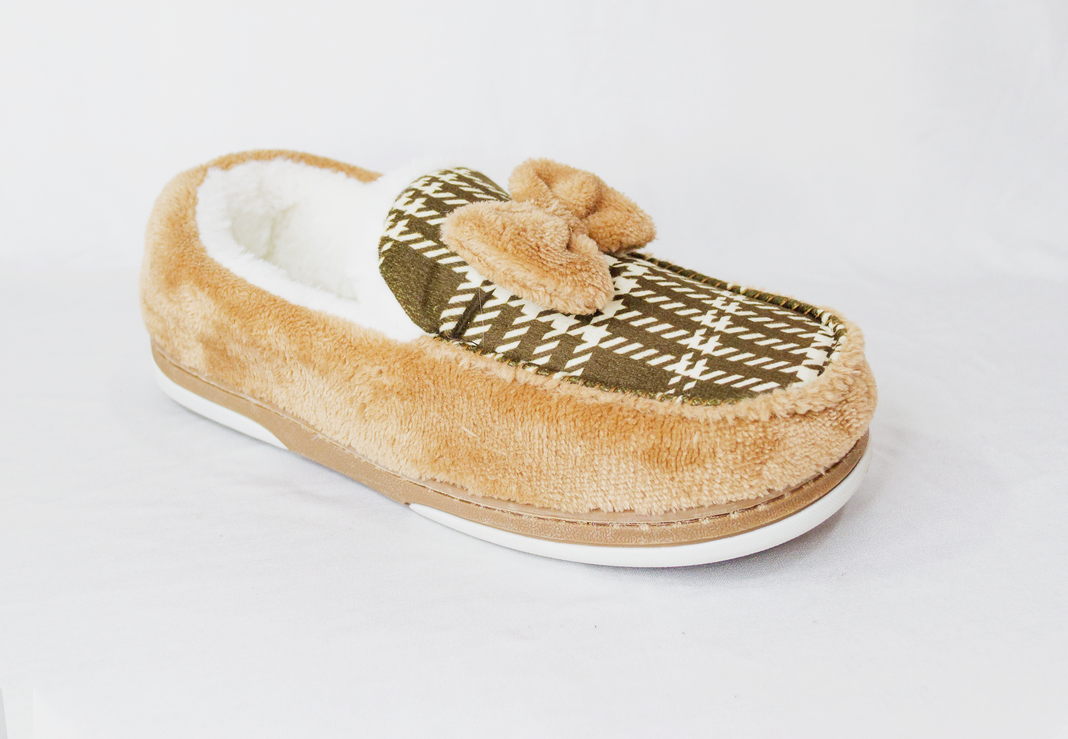 Pantufla Dama Luisa Café-1