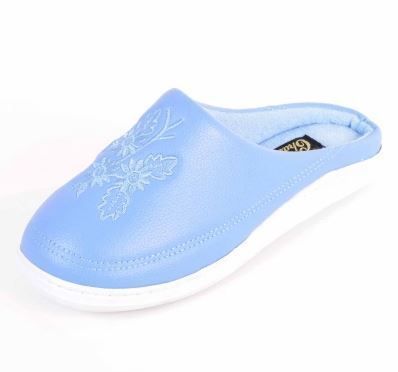 PANTUFLA CHAUDES DAMA IRIS CELESTE 672-9453-0
