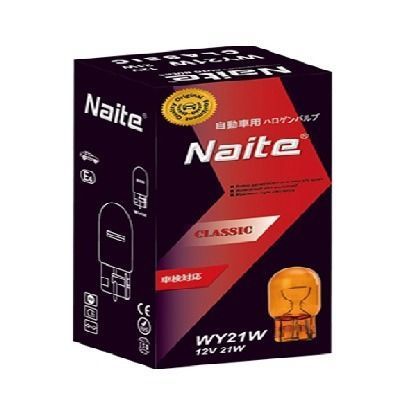 Ampolleta Auto 10uni Naite T20 Wy21w5w 12v 215w Ambar-0