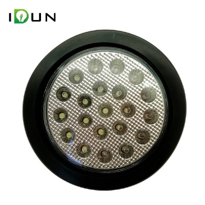 4" Diametro Farol de 21 LED Multivoltaje Blanco-0