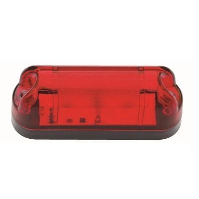 Farol Interior Redondo Rojo 3 LED Multivoltaje-0