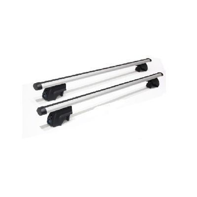 Barra Porta Equipaje Universal para Barras Laterales Pegadas a Techo Kia 120 cms + Llave-0