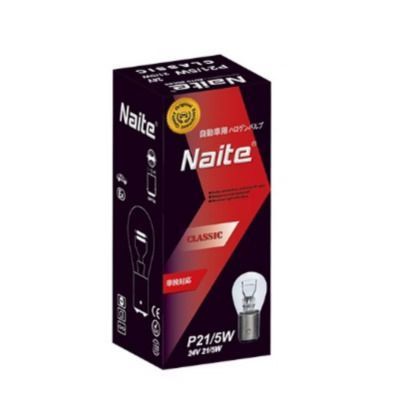 Ampolleta 10u Naite Bombilla Halógena P21W 21w 24v Luz Día-0