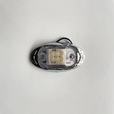Farol de señal 10x4,2x1,9CM 6 LED Multivoltaje Blanco-0
