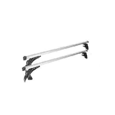 Barra Gruesa Porta Equipaje Universal Aluminio 120 cms Anclaje Interior + Llave-0