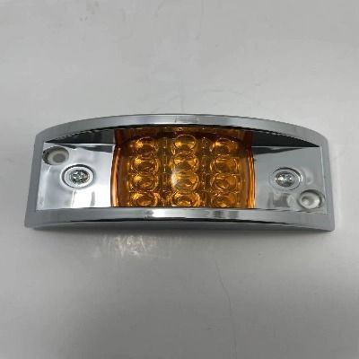 Farol Tipo Yanke 12 LED Multivoltaje  - Ambar-0