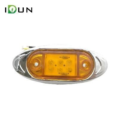 Farol de señal 10x4,2x1,9CM 6 LED Multivoltaje Ambar-0