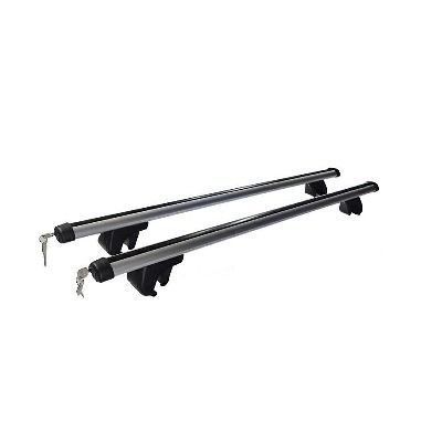 Barra Porta Equipaje Universal Aluminio 116 cms + Llave-0