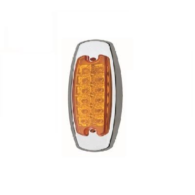 Farol de Posición Largo Multivoltaje Color: Ambar 12 LED-0