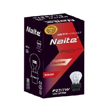 Ampolleta Auto 10u Naite Bombilla Halógena 3157 12v 27/7w-0