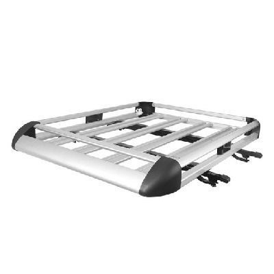 Parrilla Carga Auto Aluminio 127 cms x 90 cms + Barra Porta Equipaje 120 cms-0