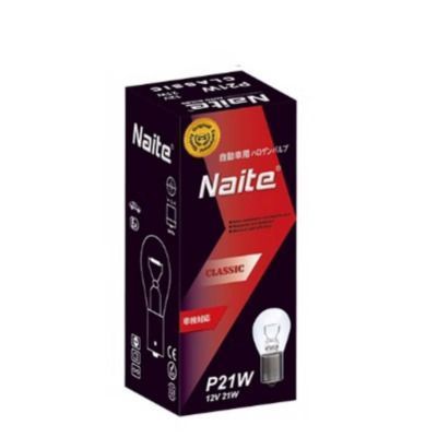 Ampolleta Auto 10 Unid. Naite Bombilla Halogena R5w 24v 5w