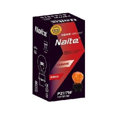 Ampolleta Auto 10 Unid. Naite Halógena 3157 12v 27/7w Ambar-0