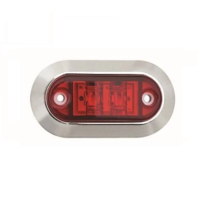 Farol Ovalado Rojo Multivoltaje-0