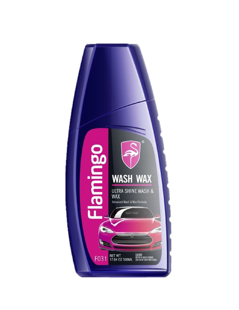 Shampoo Con Cera Para Autos Concentrado 500ml Flamingochile-0