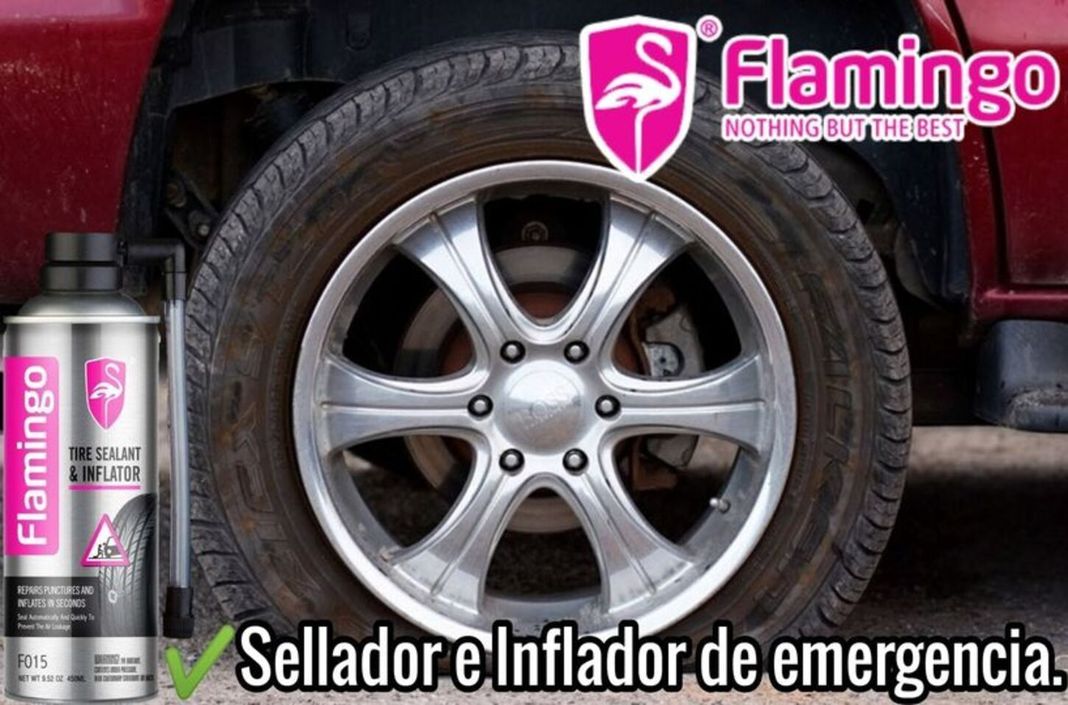 Sellador E Inflador De Emergencia 450 Ml Flamingochile-2