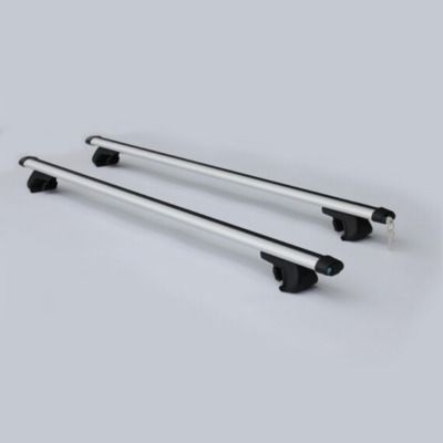 Barra Porta Equipaje Ovalada Aluminio 137 cms + Llave. Calidad Premium-0