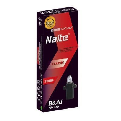 Ampolleta Auto 10unid Naite Bombilla Halógena B84d 12v 12w-0