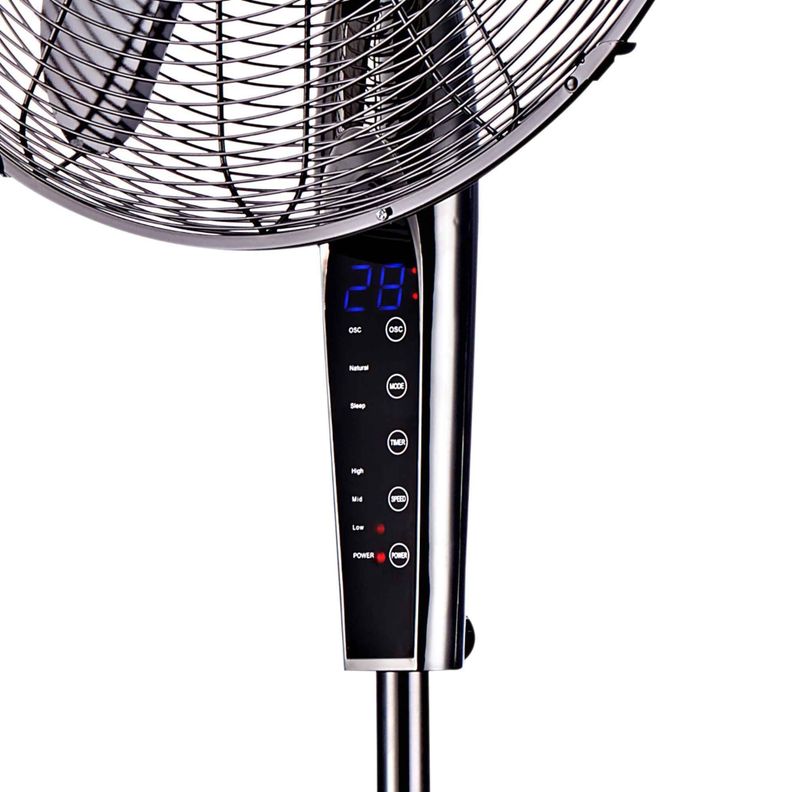 Ventilador Pedestal Calma 18'' Modelo CPE Gun Metal - 70 W-1