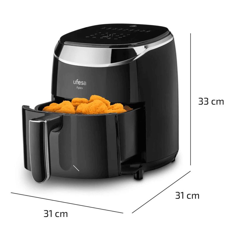 Freidora de Aire Digital Ufesa APEX 3,5 Lts - 1200 W-6
