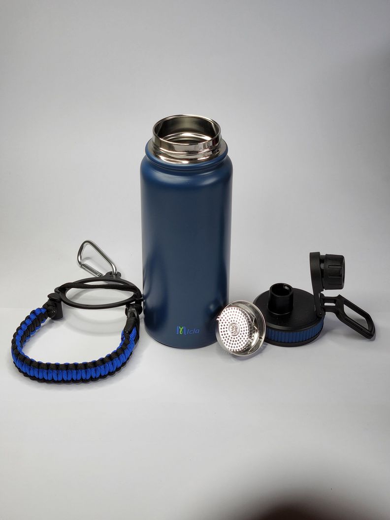 Botella de agua Insulada con cuerda Paracord-1