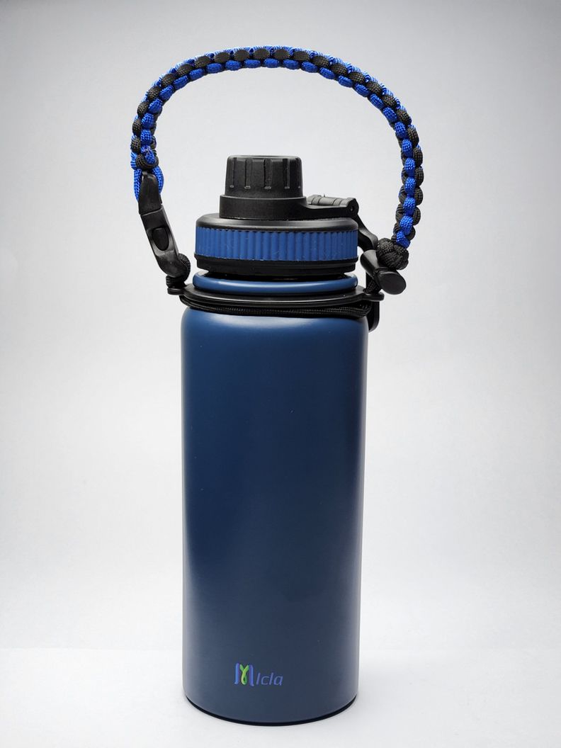Botella de agua Insulada con cuerda Paracord-0
