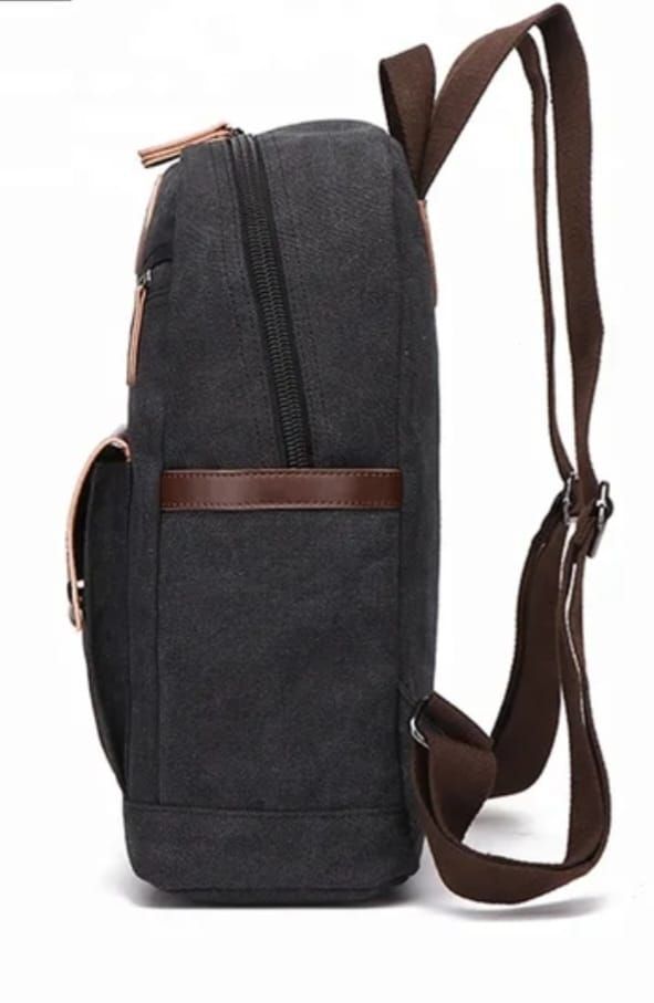 Mochila vintage con detalles ecocuero-1