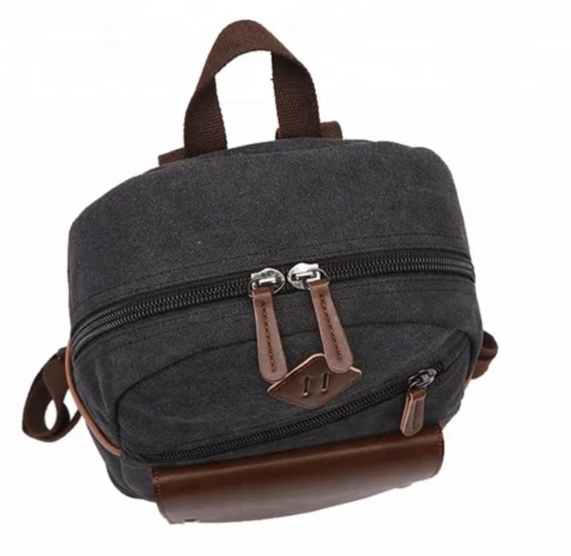 Mochila vintage con detalles ecocuero-3