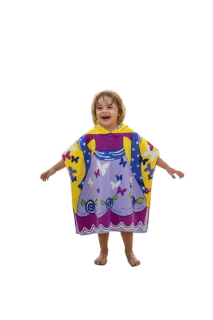 Pack 3 Toallas De Bano, Playa Piscina Capucha Ninos Disenos Surtido Ninas